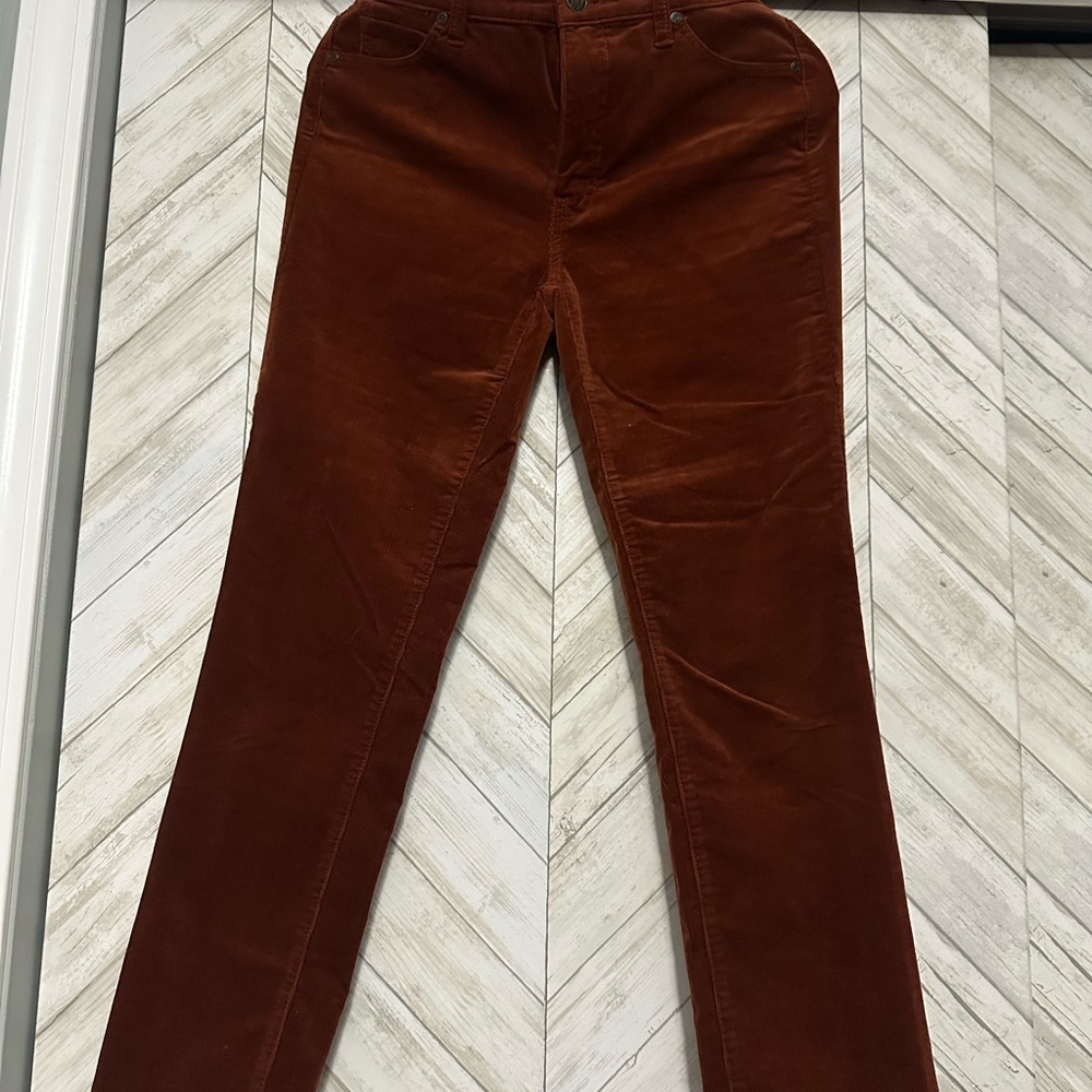Talbots Rust Corduroy Pants